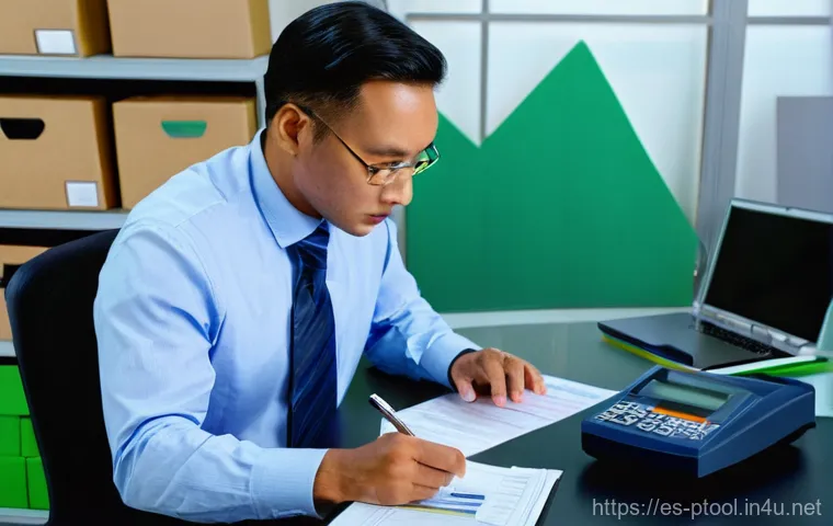 전동 공구 해외 직구 세금 계산 - **Prompt:** A meticulously organized adult (male or female, casually but professionally dressed in a...