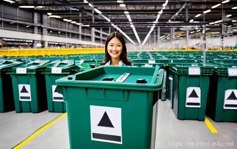 전동 공구 배터리 재활용 방법 - **Prompt:** A clean, well-lit workshop. In the foreground, an adult male and a curious teenager, bot...